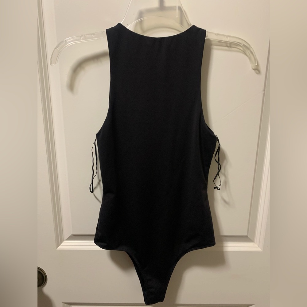 Black, bodysuit